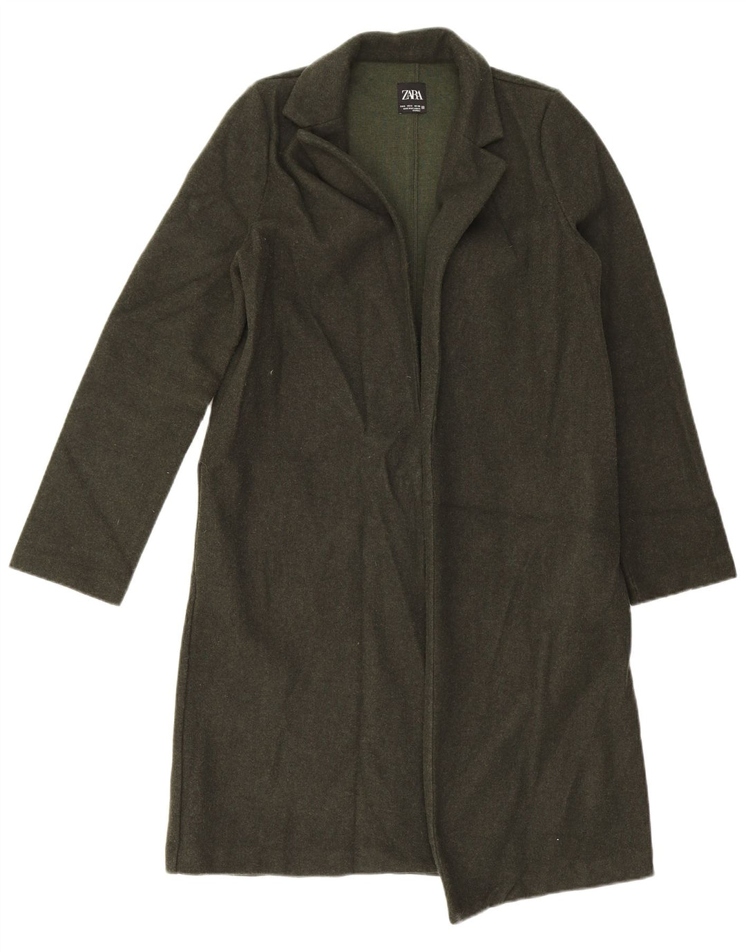 Damski płaszcz oversize Zara Open UK 10 Small Khaki