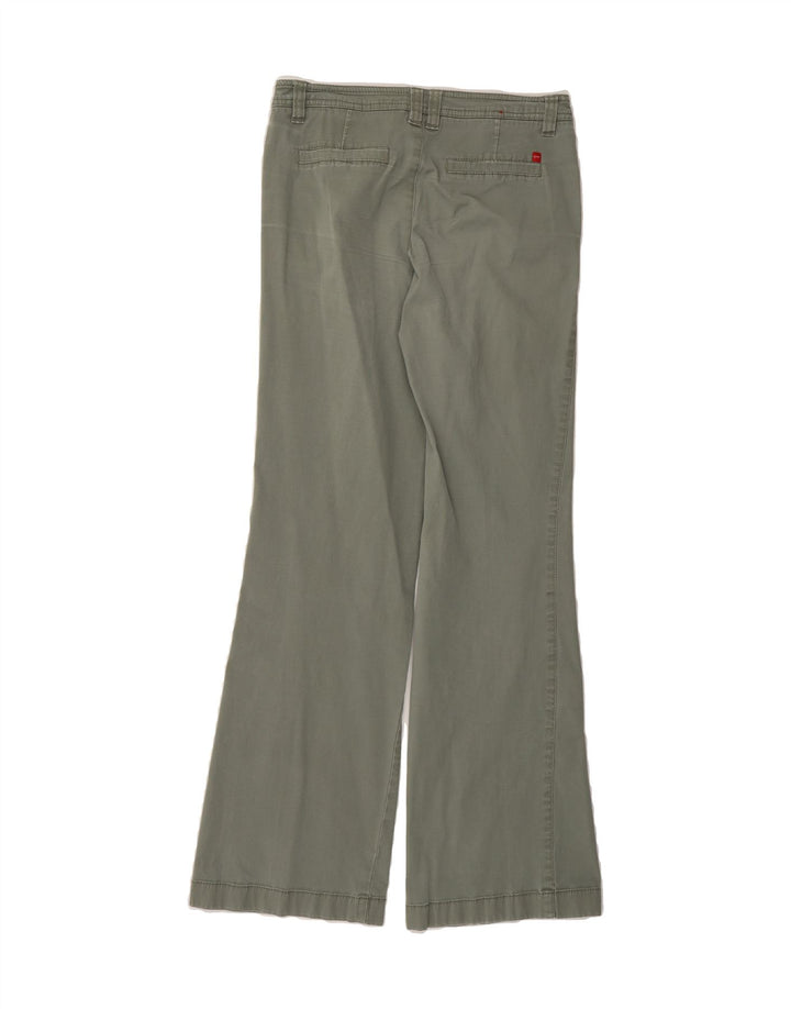 ESPRIT Womens Flare Chino Trousers W28 L31 Green Vintage Esprit and Second-Hand Esprit from Messina Hembry 