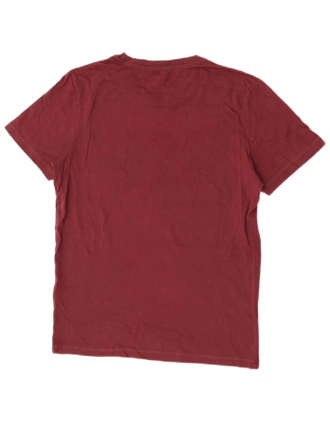 Męski T-shirt z grafiką Jack & Jones, średni bordowy bawełniany