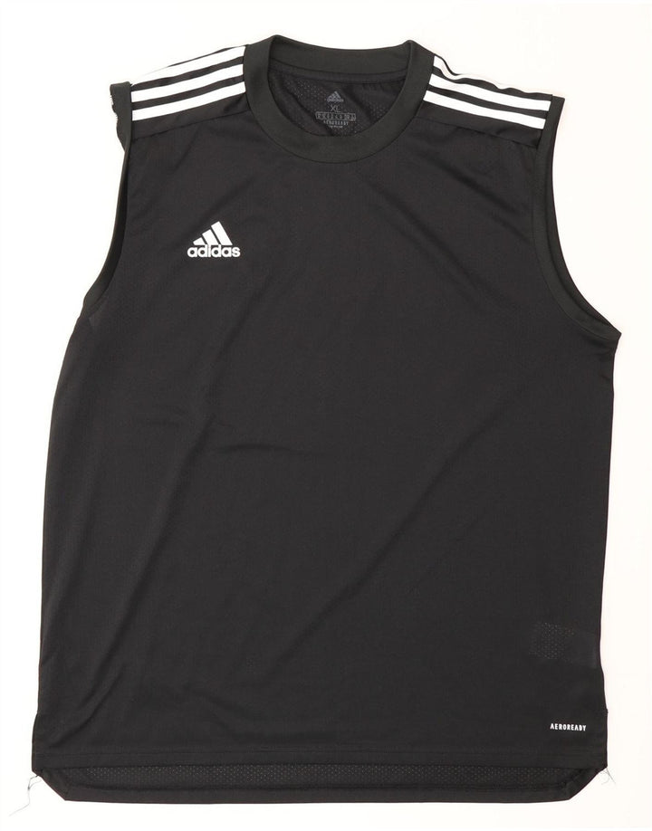 Adidas Męska kamizelka Aeroready Top XL Czarny Poliester