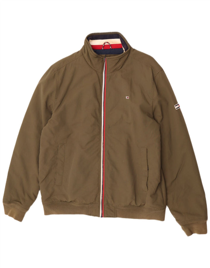 Męska kurtka bomber Tommy Hilfiger UK 42 XL Khaki, poliamid