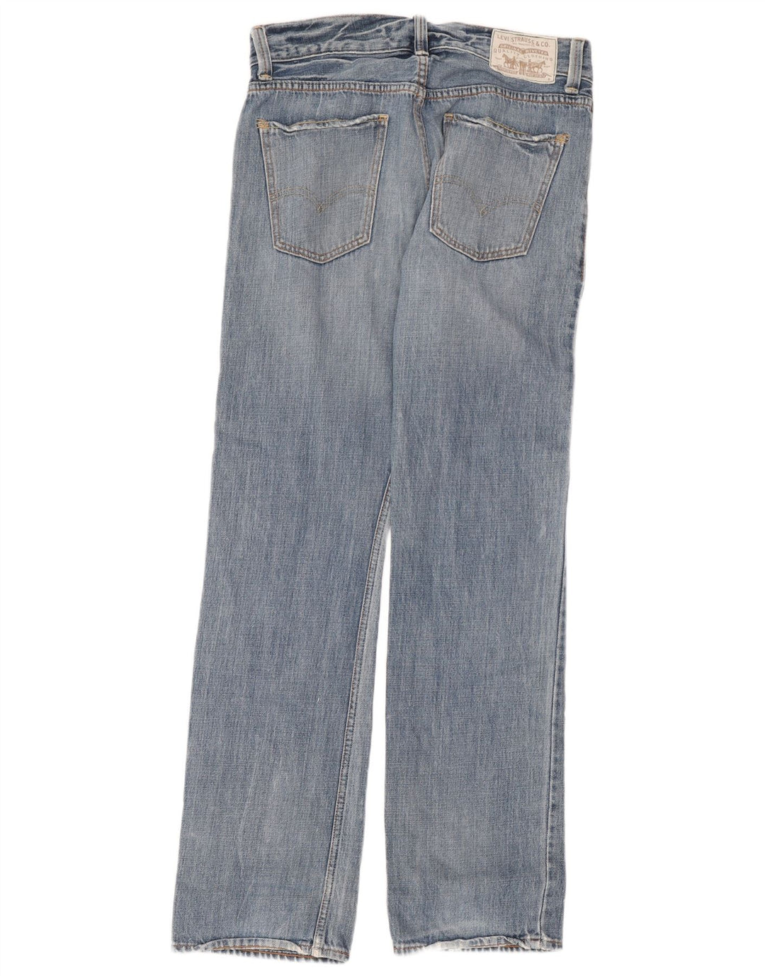 Męskie proste dżinsy Levi's W32 L34 Niebieskie bawełniane