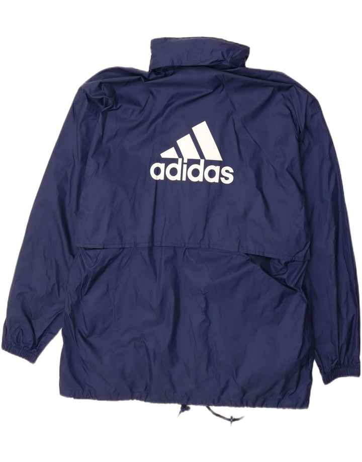 Męska kurtka przeciwdeszczowa ADIDAS Graphic UK 40/42 Średni granatowy poliamid
