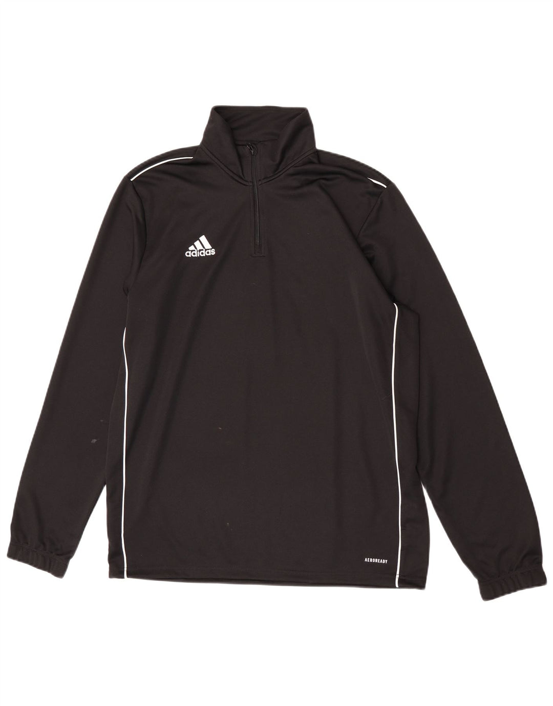 Dres męski Adidas Aeroready z zamkiem błyskawicznym na szyi, duży, czarny poliester