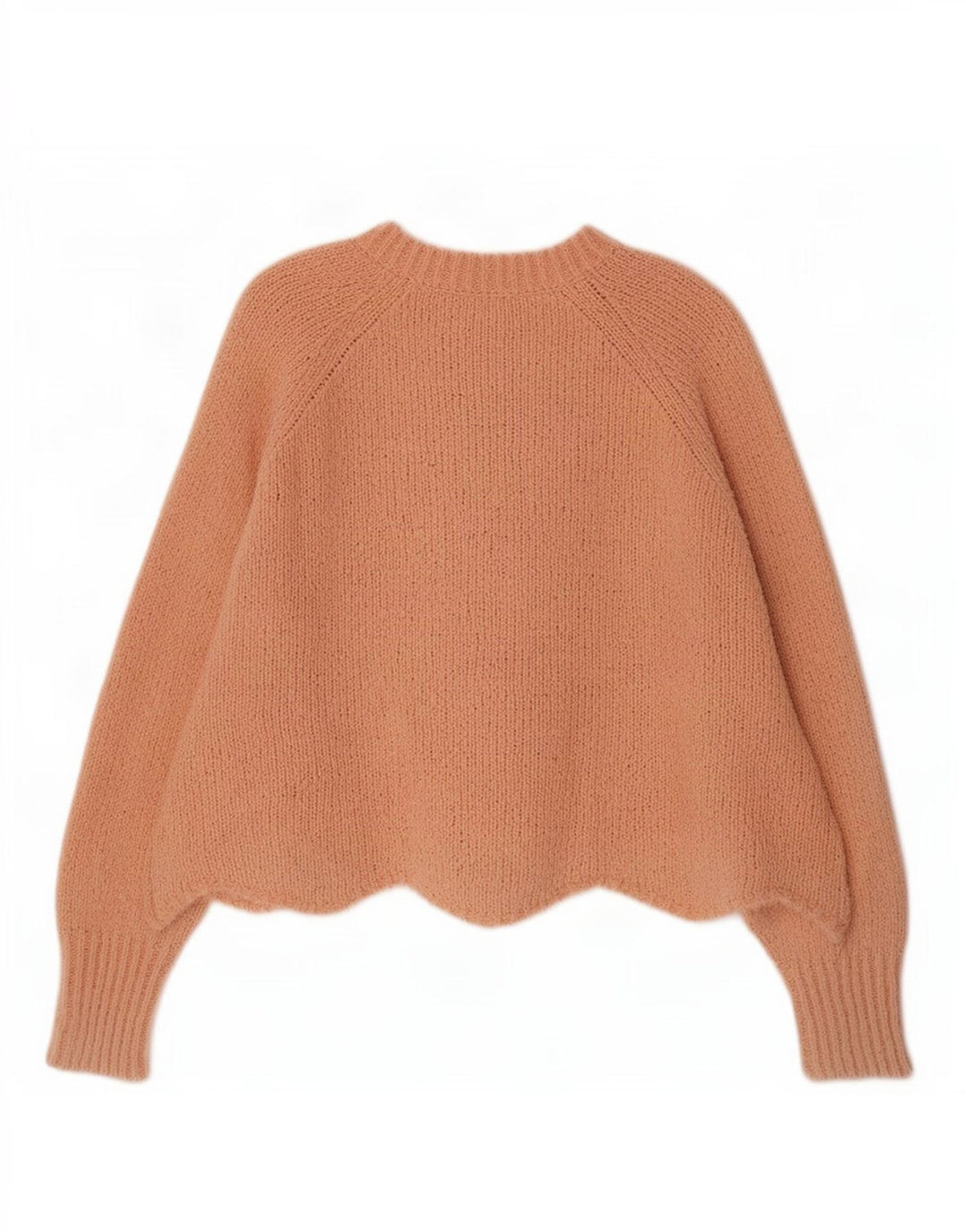 Damski sweter oversize z dekoltem w łódkę Zara UK 14, średni róż