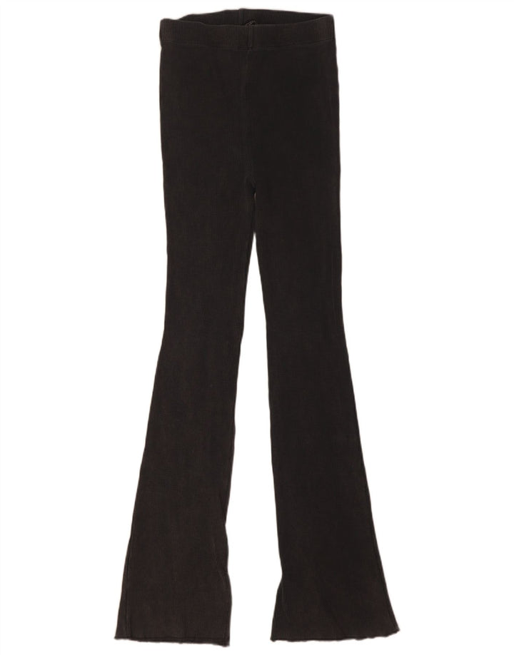 Damskie legginsy Zara Flare UK 8 Small, szare, bawełniane