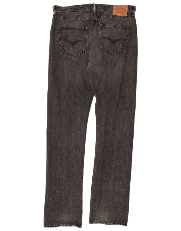 Męskie jeansy Levi's 501 Straight W34 L36 Czarne