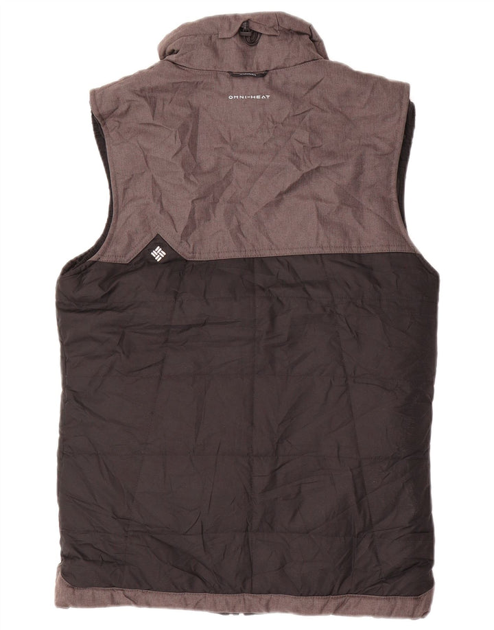 Damska kamizelka wyściełana COLUMBIA Omni-Shield UK 10, mała, czarna, z blokami kolorów