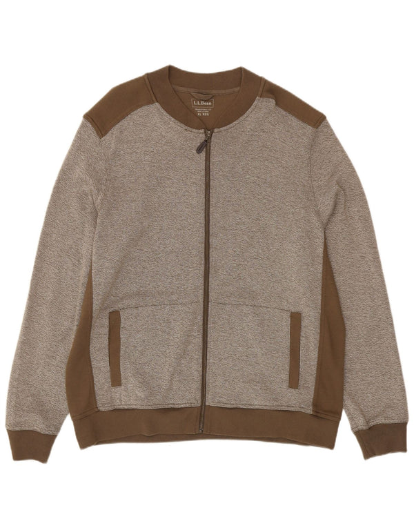 Męska kurtka dresowa L.L.Bean o tradycyjnym kroju XL, w kolorze szarym