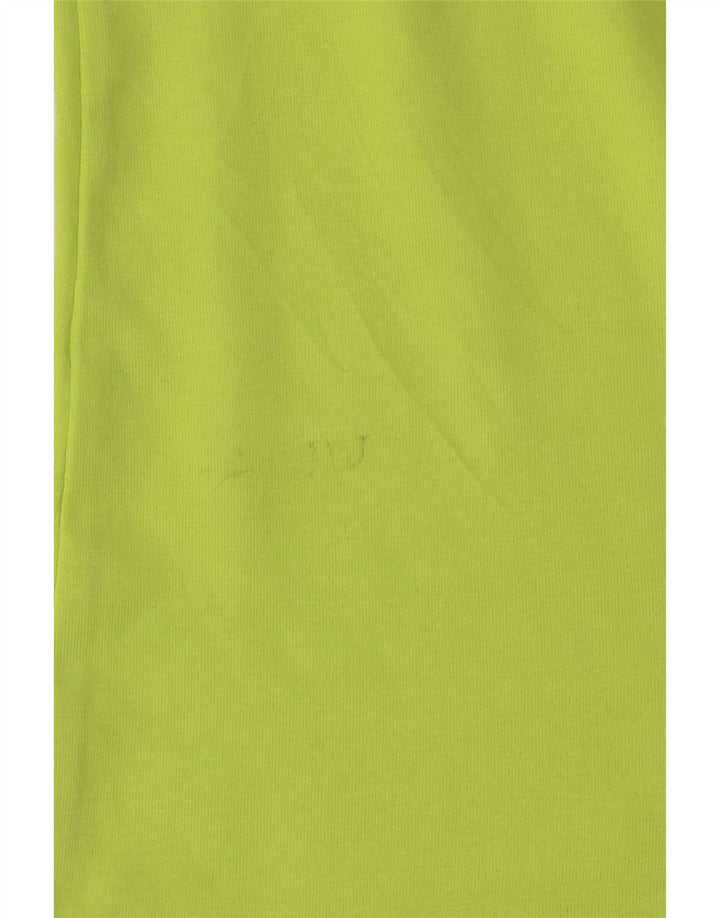 Top damski BENETTON UK 14, duży, zielony, bawełniany