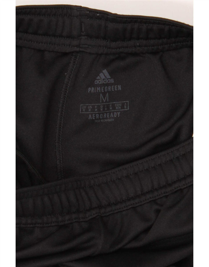 Męskie spodnie dresowe Adidas Aeroready, średni czarny poliester