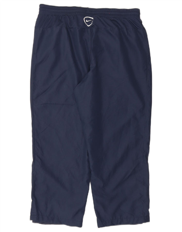 Męskie spodnie dresowe Nike Dri Fit Capri, średni granatowy poliester