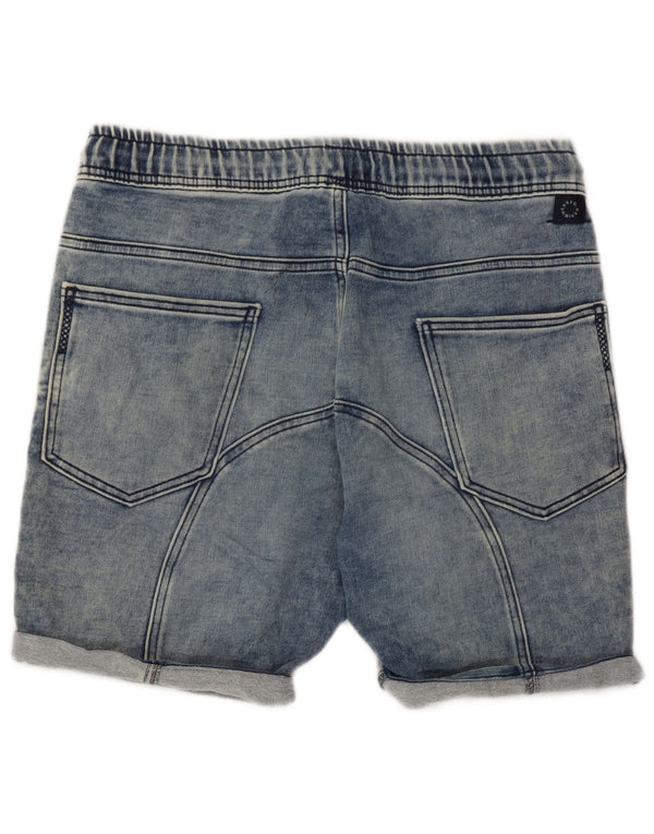 Zara Mens Denim Shorts Large W32  Blue Cotton