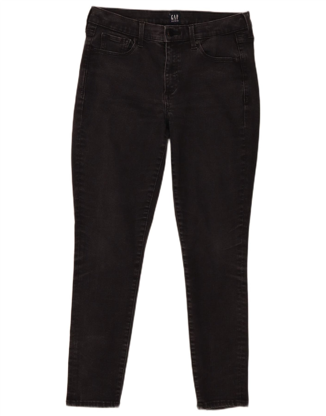 Damskie jeansy skinny Gap W28 L26 Czarne bawełniane