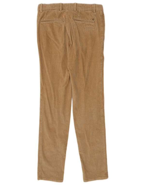 Spodnie sztruksowe Massimo Dutti Męskie Slim Fit EU 38 Small W30 L30 Beżowe