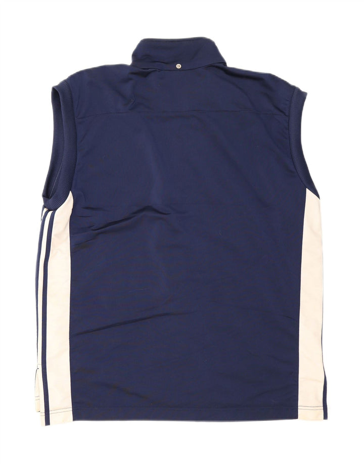 Męska bluza dresowa bez rękawów Adidas UK 40/42 Średni granat