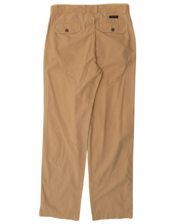 THINK PINK Męskie proste spodnie chino IT 48 Medium W32 L33 Beżowa bawełna