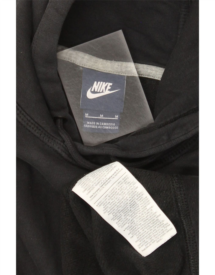 Męska bluza z kapturem Nike, średnia czarna, bawełniana