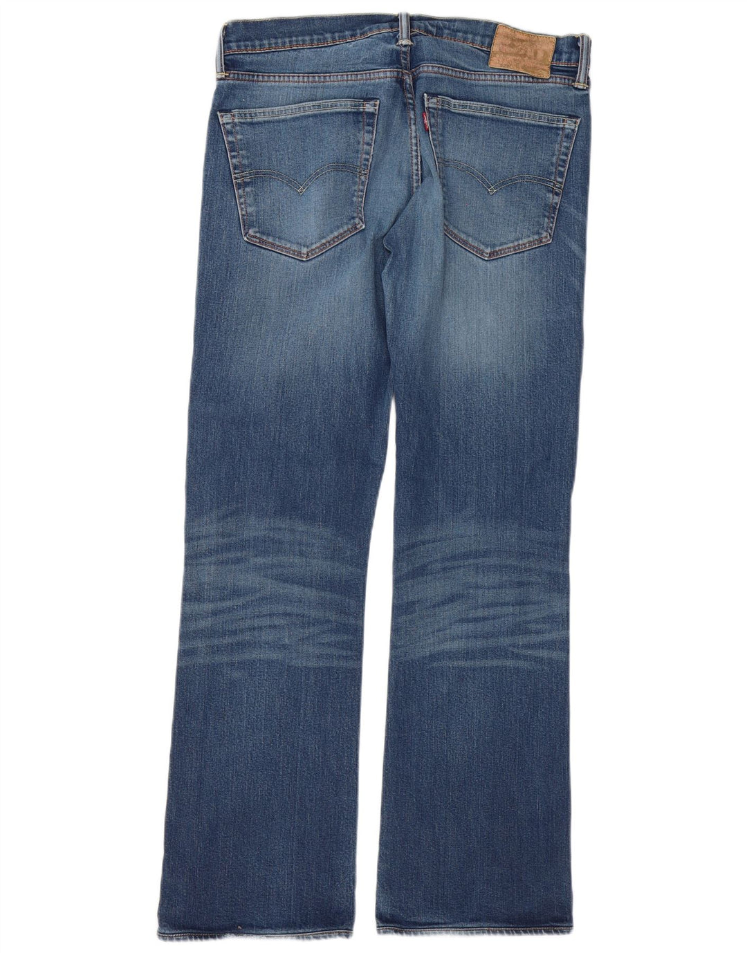 Męskie jeansy Levi's 521 Bootcut W36 L32 Niebieska bawełna