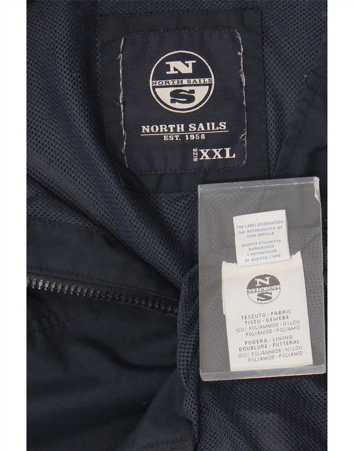 Męska kurtka bomberka North Sails UK 44 2XL Granatowa, poliamidowa