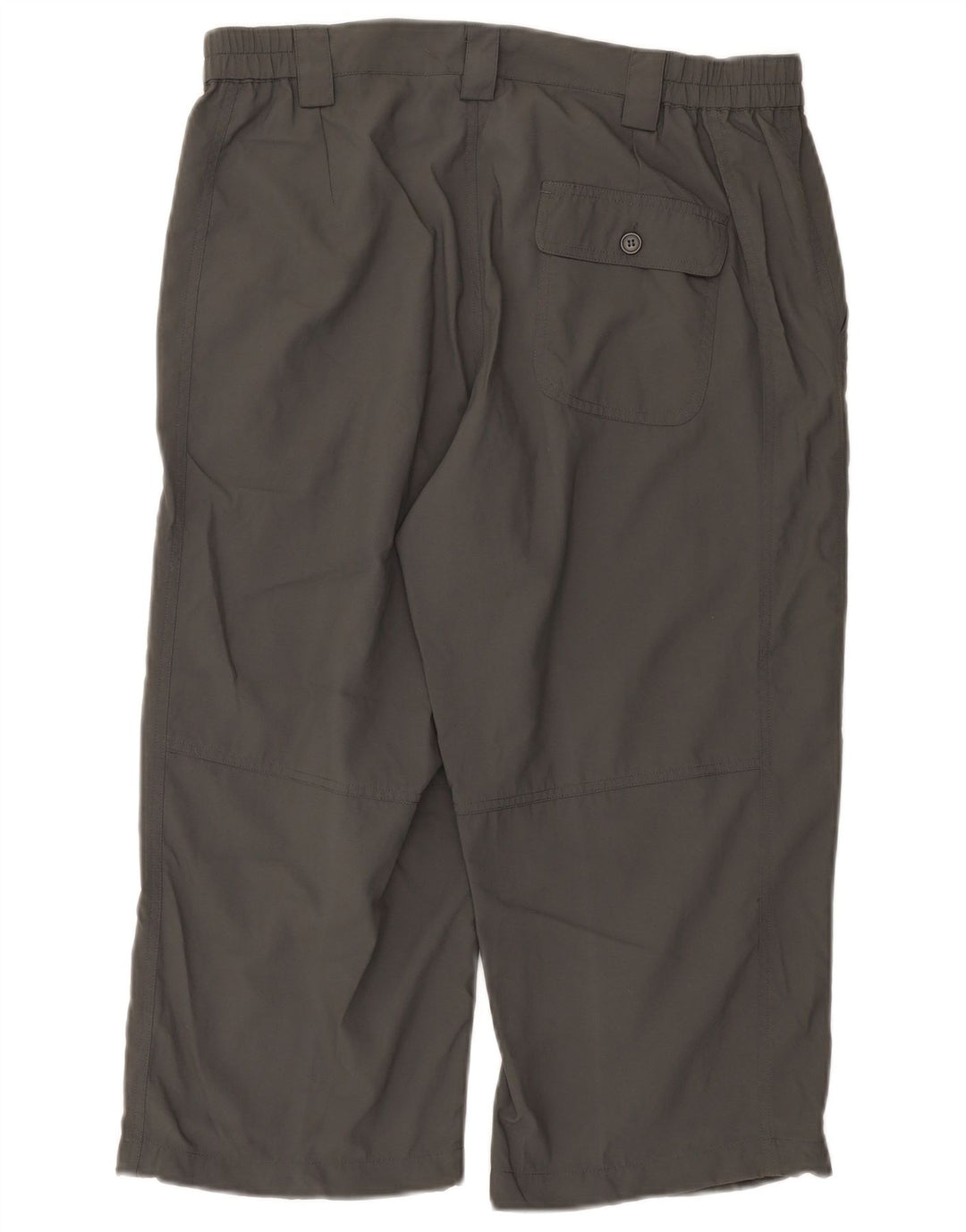 MCKINLEY Mens Straight Capri Trousers W34 L20 Grey Polyamide