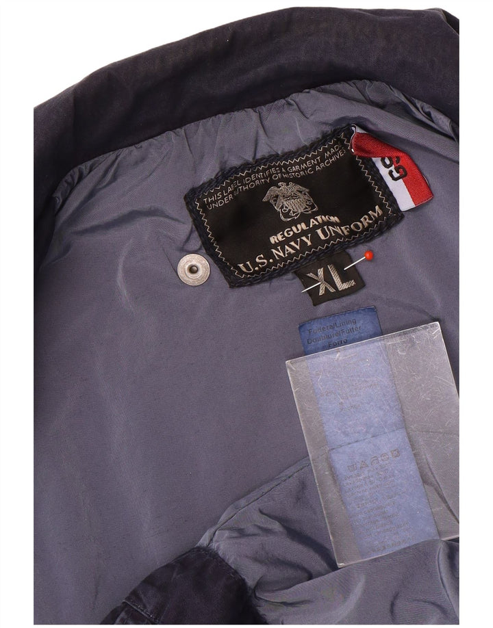 Kurtka męska Utility Vintage UK 42 XL Granatowa, nylonowa