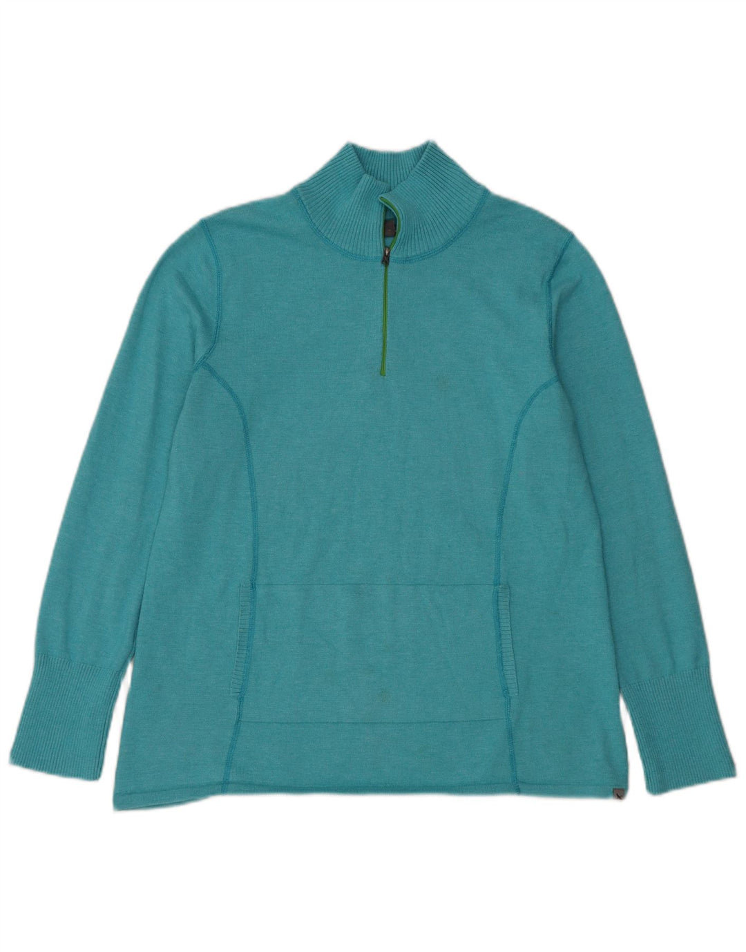 Damski sweter z zamkiem błyskawicznym Eddie Bauer UK 18 XL Niebieski poliester