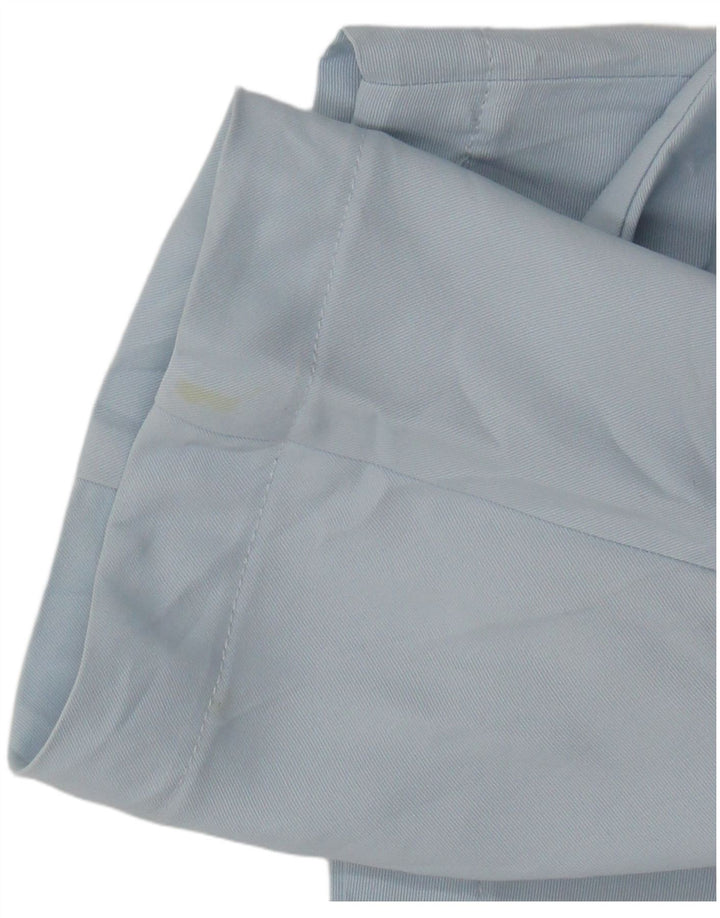 Damski krótki top Zara UK 14 Large Blue Viscose