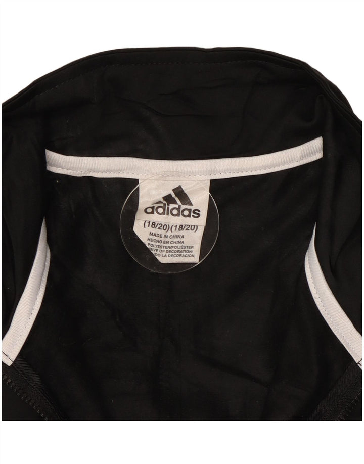 Chłopięca bluza dresowa Adidas 13-14 lat Czarny poliester