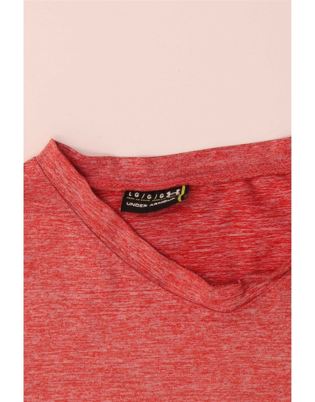 Under Armour Męski T-shirt Top Duży Czerwony Nakrapiany
