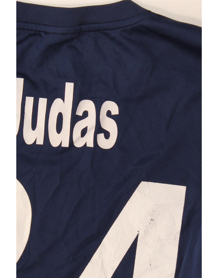 Męska koszulka NIKE Dri Fit z grafiką z długim rękawem, w kolorze średniego granatu