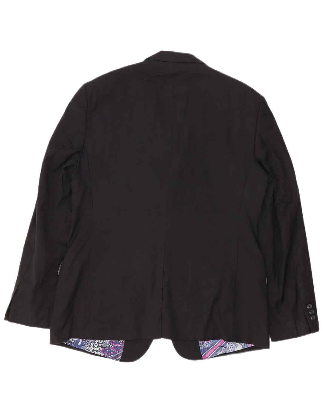 TED BAKER Męska marynarka zapinana na 2 guziki, UK 42 XL, czarna wełniana