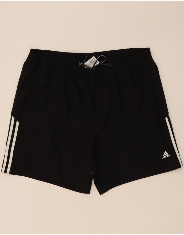 Męskie spodenki sportowe Adidas Climacool XL, czarne, poliestrowe