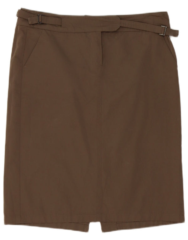 Spódnica damska Max Mara UK 12 Medium W34 Brązowy poliester