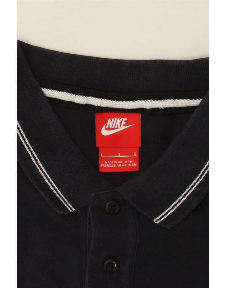 Męska koszulka polo Nike, duża, granatowa