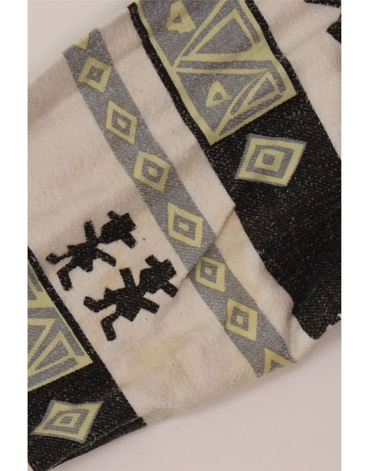 Męska koszula flanelowa VINTAGE drwal, duża, szara, geometryczna bawełna