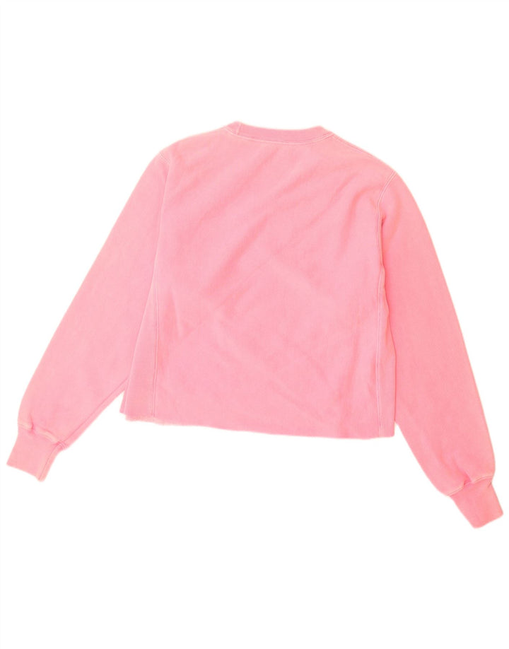 Damski sweter oversize Champion Reverse Weave UK 10 Small Pink