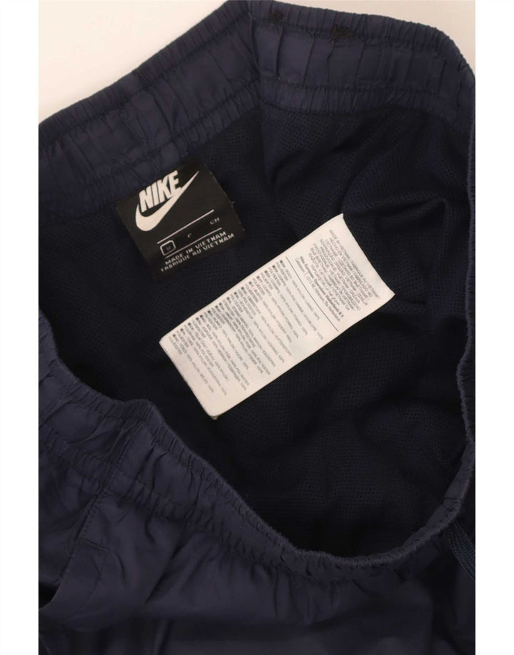 Męskie spodnie dresowe Nike, małe, granatowe, nylonowe