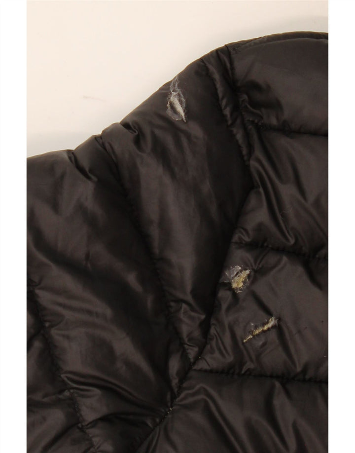 Chłopięca wyściełana kurtka z kapturem Champion na 11-12 lat, duża, czarna, poliestrowa