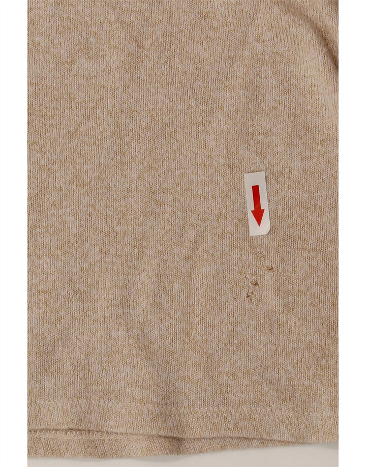 Bluzka damska Zara Top UK 14 Large Beżowa Wiskoza