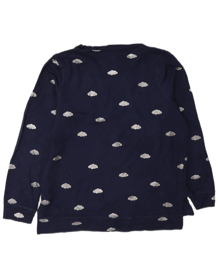 Damski sweter oversize Oasis Graphic UK 10, mały, granatowy