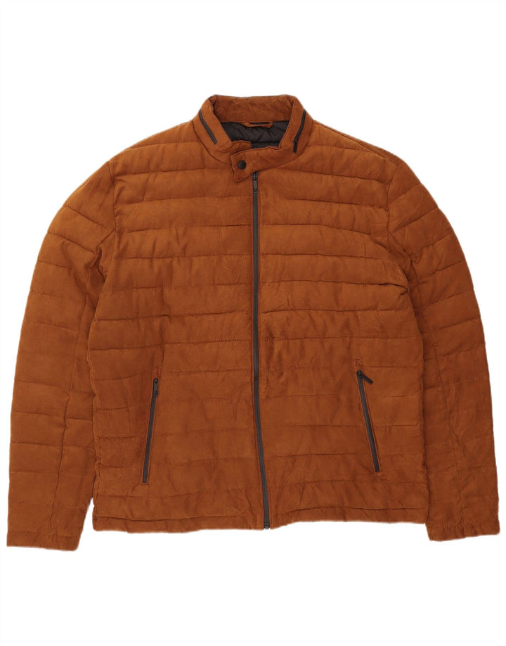 Męska ocieplana kurtka CLAYTON UK 44 2XL Brązowa