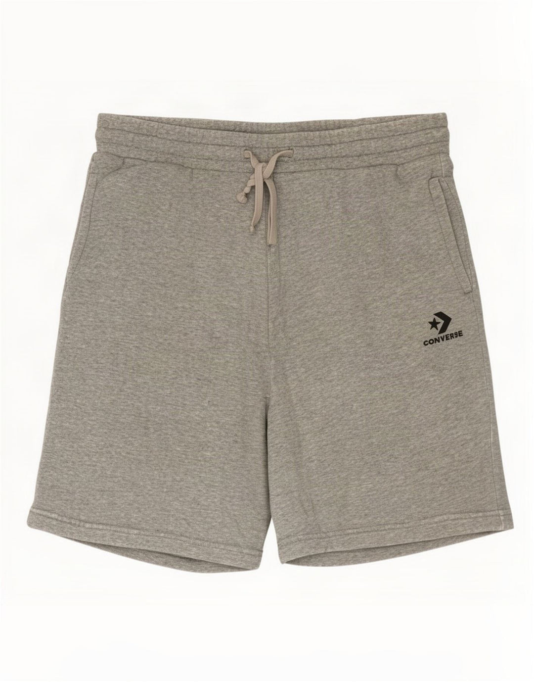 Męskie spodenki sportowe Converse, średnioszare, bawełniane w cętki