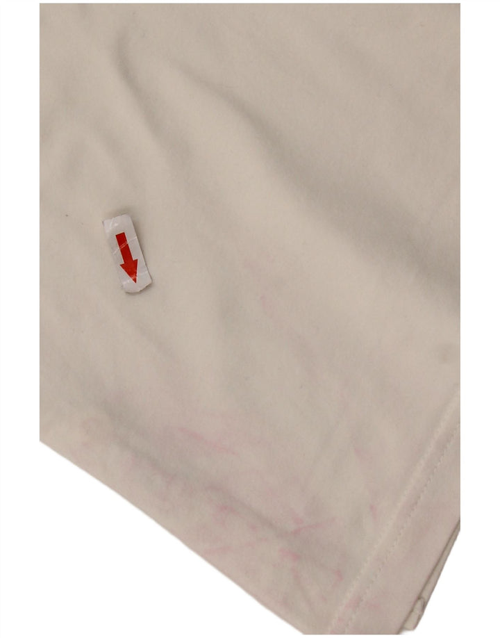 Damska koszulka polo Nike Crop UK 10/12 Średnia Biała