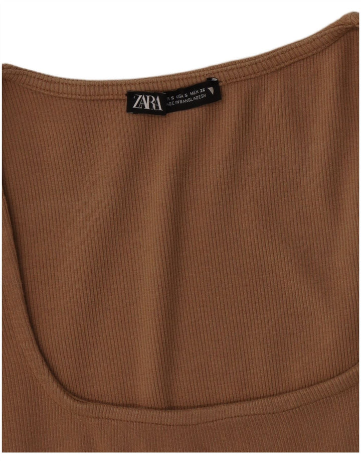 Sukienka damska Zara Bodycon UK 8 Small Brown