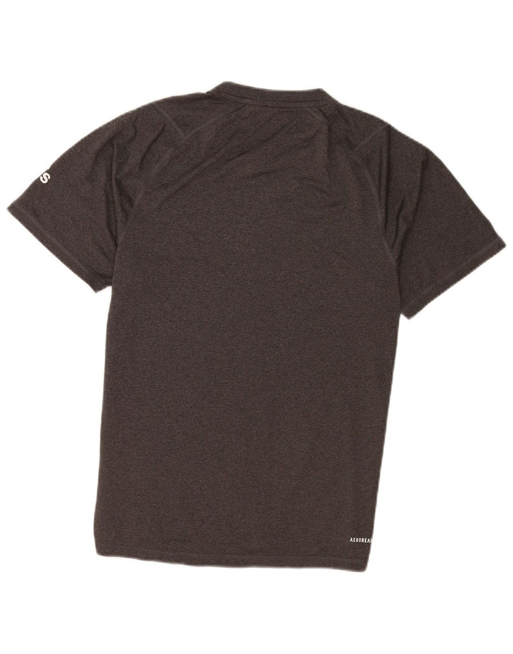 Męska koszulka Adidas Aeroready Top, mała, szara, z poliestru