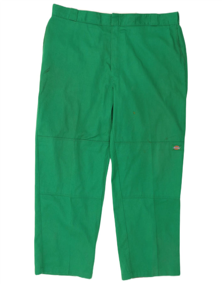 Męskie proste spodnie cargo Dickies W44 L32 Zielony poliester