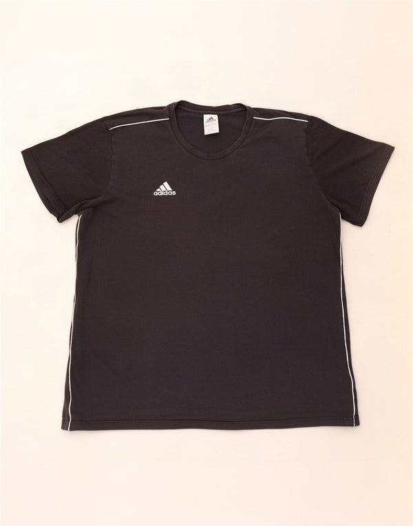 Adidas Męska koszulka Top 3XL Czarna bawełna