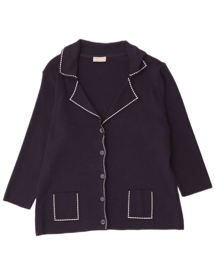 Sweter damski Marks & Spencer Per Una Cardigan UK 16, duży granatowy