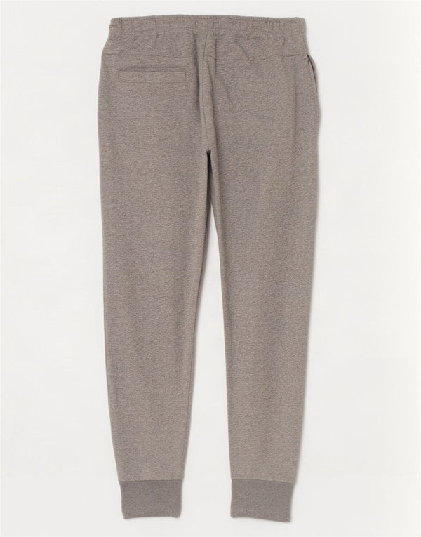 Męskie spodnie dresowe Zara Joggers, duże, szare, bawełniane w plamki